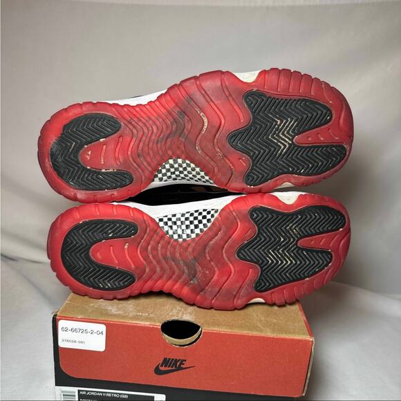 Size 7 - Nike Air Jordan 11 Retro GS Bred 2019 Men's Shoes - Picture 6 of 10